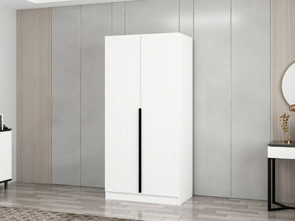 Ντουλάπα 90x210x52 εκ Λευκό 506MNR2179