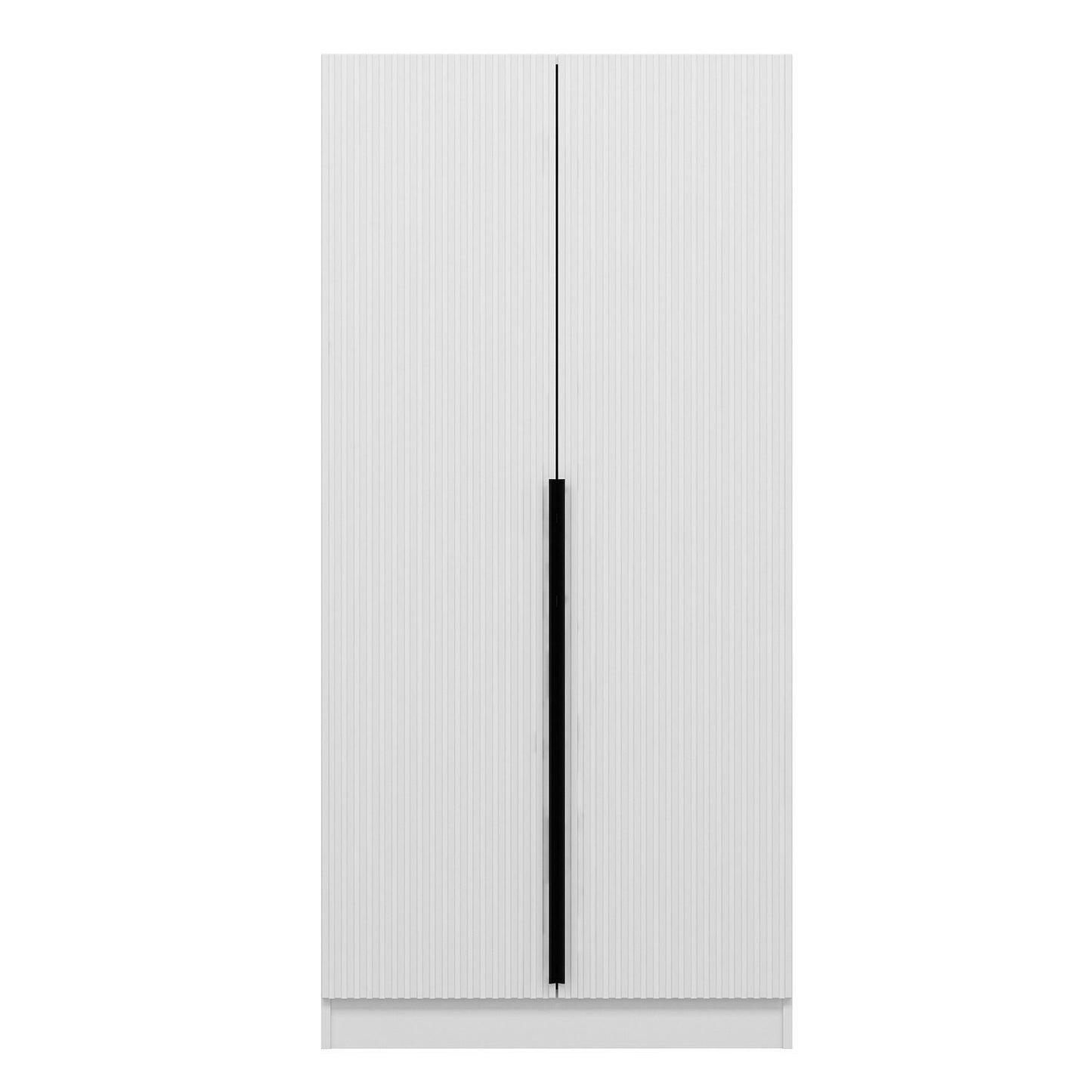 Ντουλάπα 90x210x52 εκ Λευκό 506MNR2179