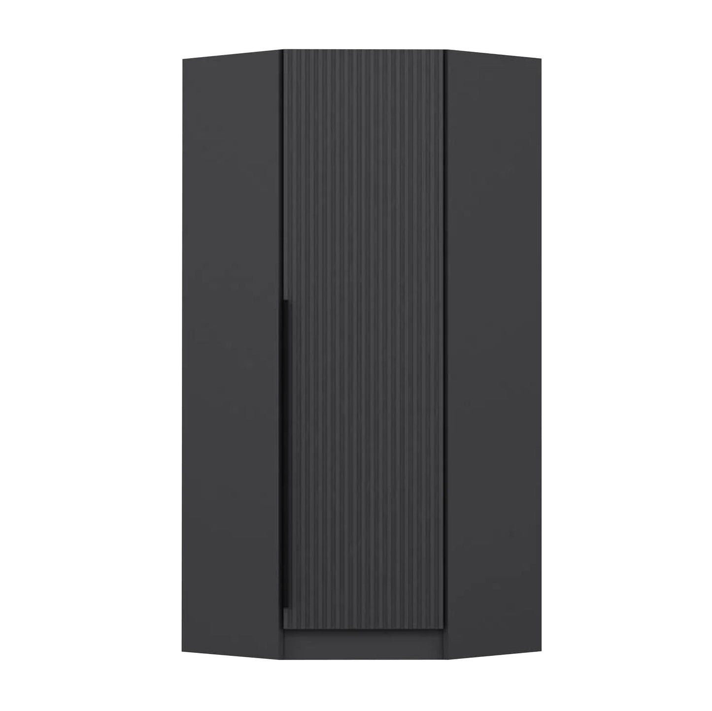 Ντουλάπα 74x210x52 εκ Ανθρακί 506MNR2216