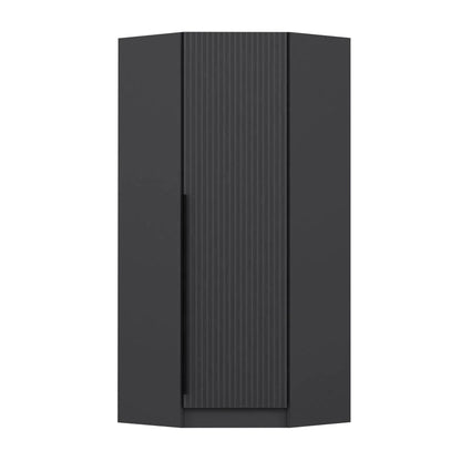 Ντουλάπα 74x210x52 εκ Ανθρακί 506MNR2216