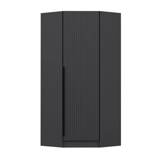 Ντουλάπα 74x210x52 εκ Ανθρακί 506MNR2216