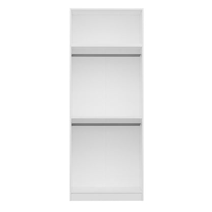 Ντουλάπα 90x235x52 εκ Λευκό 506MNR2219