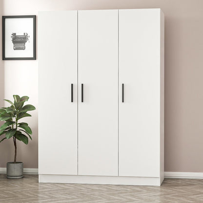 Ντουλάπα 135x210x52 εκ Λευκό 506MNR2250