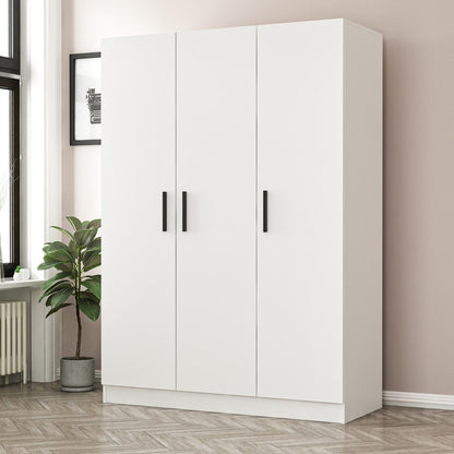 Ντουλάπα 135x210x52 εκ Λευκό 506MNR2250