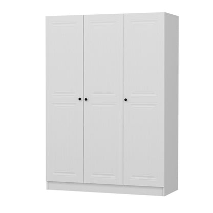 Ντουλάπα 135x190x52 εκ Λευκό 506MNR2257