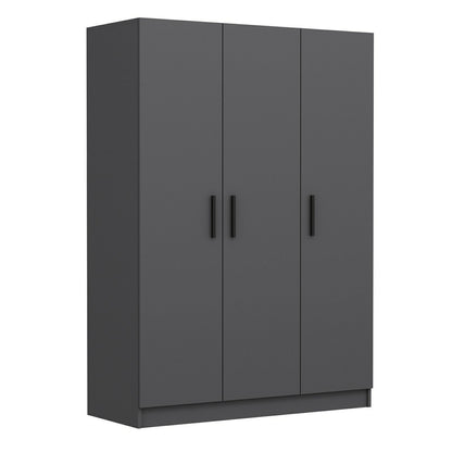 Ντουλάπα 135x210x52 εκ Ανθρακί 506MNR2266