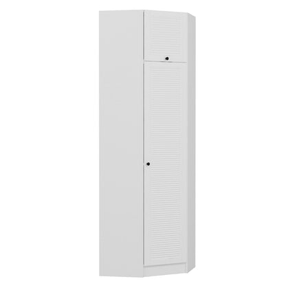Ντουλάπα 74x235x52 εκ Λευκό 506MNR2305