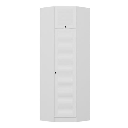 Ντουλάπα 74x235x52 εκ Λευκό 506MNR2305
