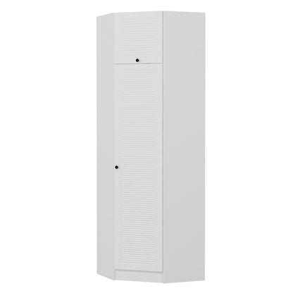 Ντουλάπα 74x235x52 εκ Λευκό 506MNR2305