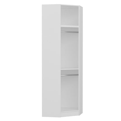 Ντουλάπα 74x235x52 εκ Λευκό 506MNR2305