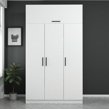 Ντουλάπα 135x235x52 εκ Λευκό 506MNR2401