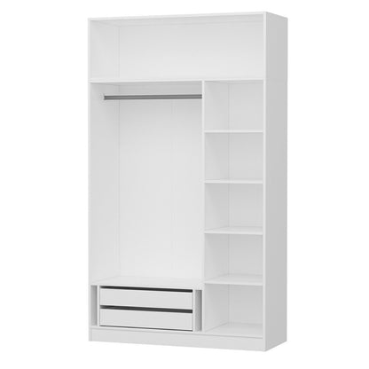 Ντουλάπα 135x235x52 εκ Λευκό 506MNR2401