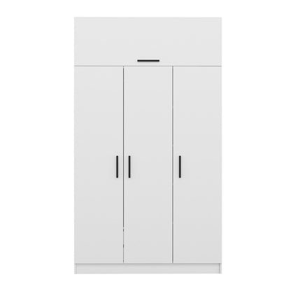 Ντουλάπα 135x255x52 εκ Λευκό 506MNR2402