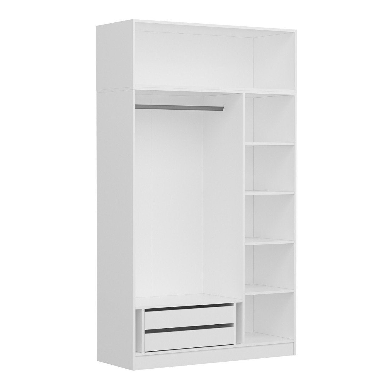 Ντουλάπα 135x255x52 εκ Λευκό 506MNR2402