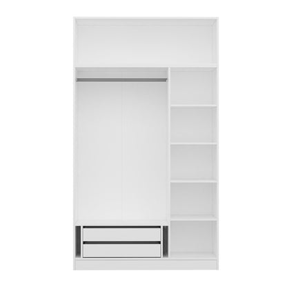 Ντουλάπα 135x255x52 εκ Λευκό 506MNR2402
