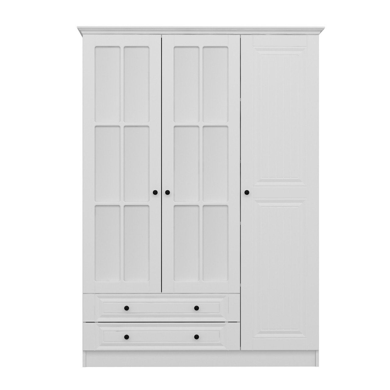 Ντουλάπα 135x210x52 εκ Λευκό 506MNR2406