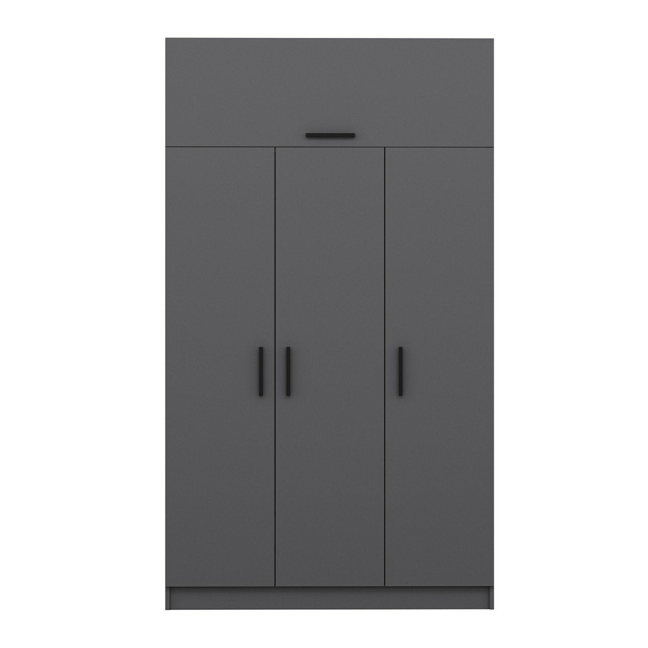 Ντουλάπα 135x235x52 εκ Ανθρακί 506MNR2413