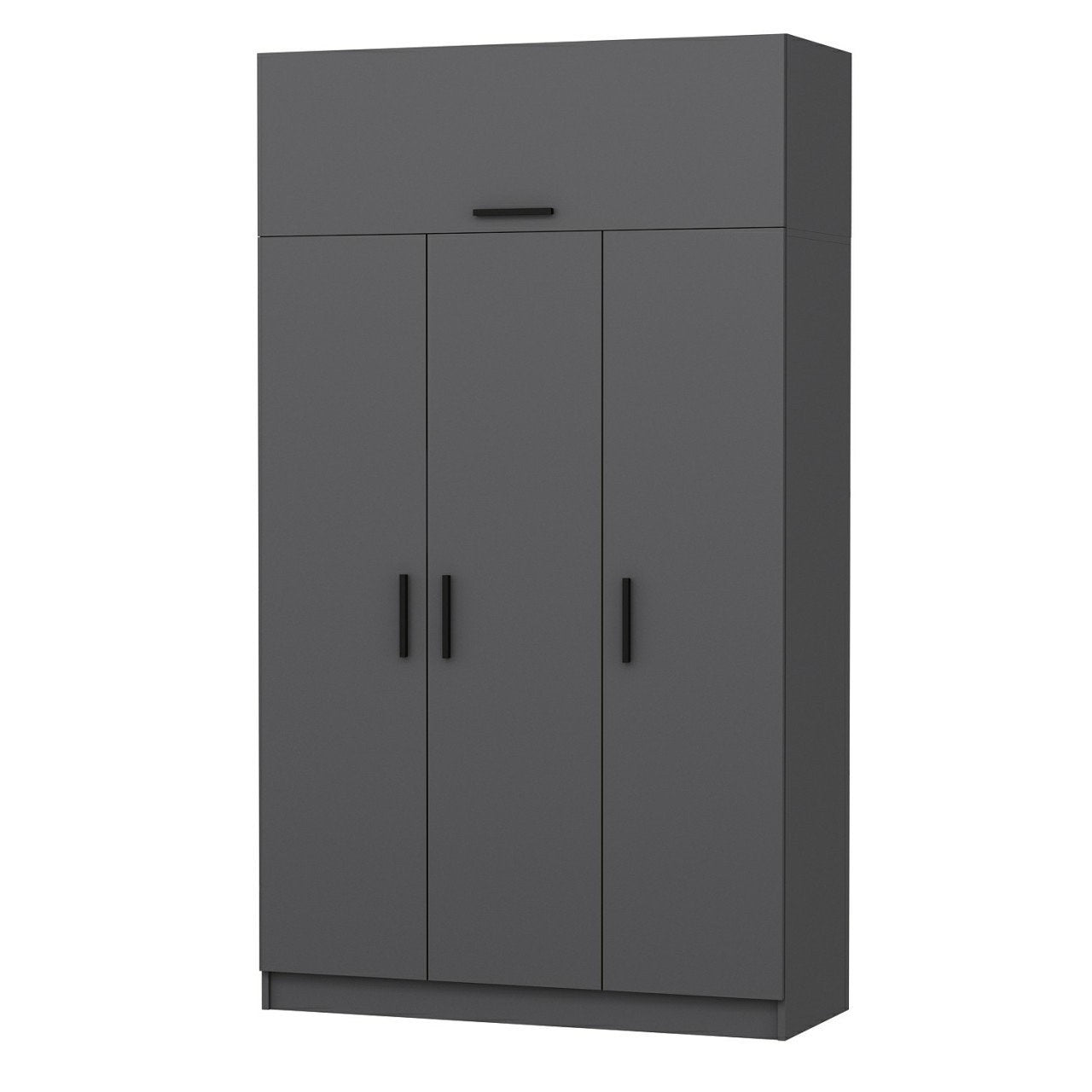 Ντουλάπα 135x235x52 εκ Ανθρακί 506MNR2413