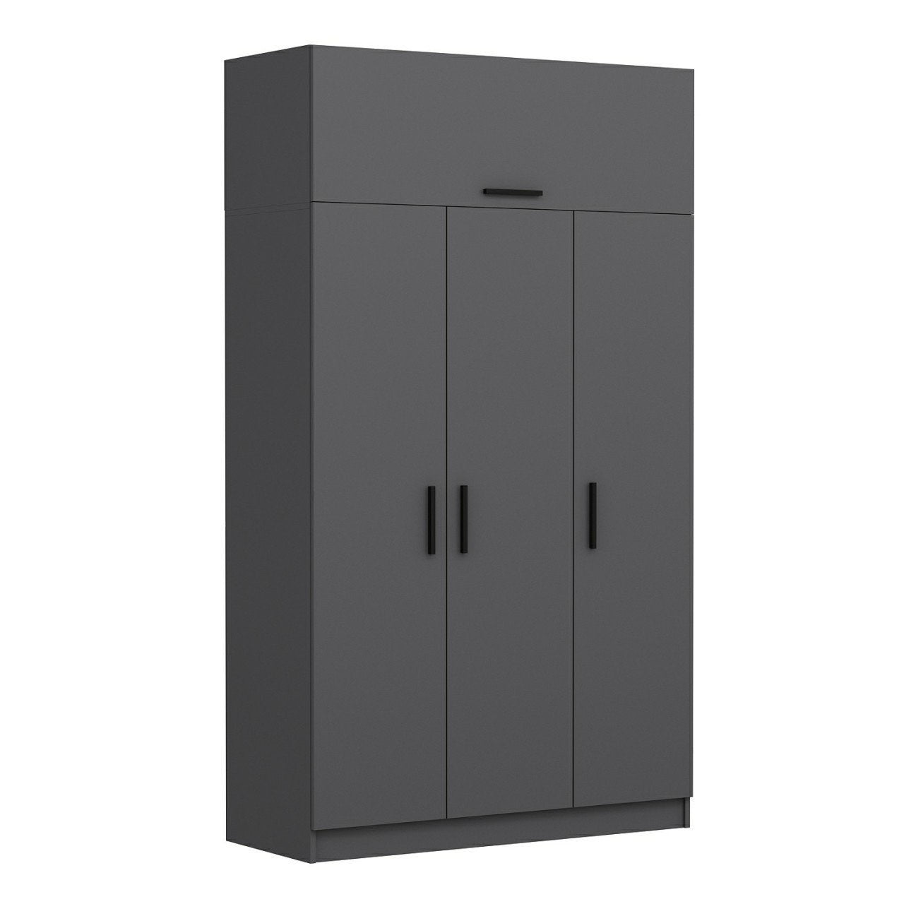 Ντουλάπα 135x255x52 εκ Ανθρακί 506MNR2414