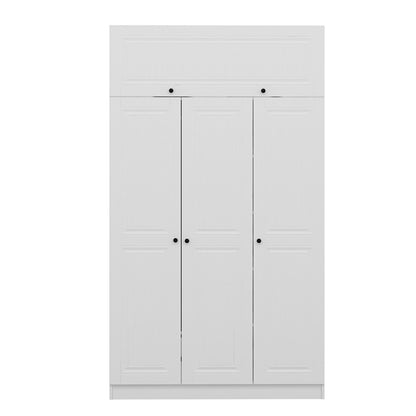 Ντουλάπα 135x235x52 εκ Λευκό 506MNR2419
