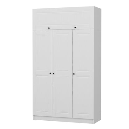 Ντουλάπα 135x235x52 εκ Λευκό 506MNR2419