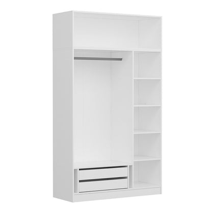 Ντουλάπα 135x235x52 εκ Λευκό 506MNR2419
