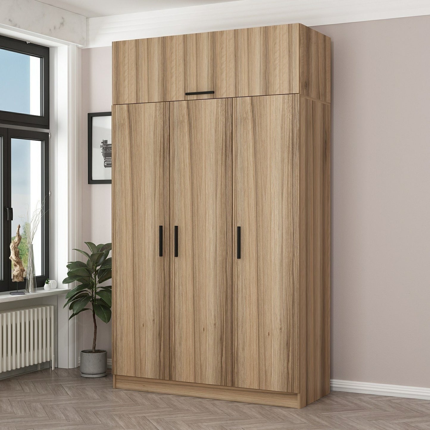 Ντουλάπα 135x235x52 εκ Dore 506MNR2421