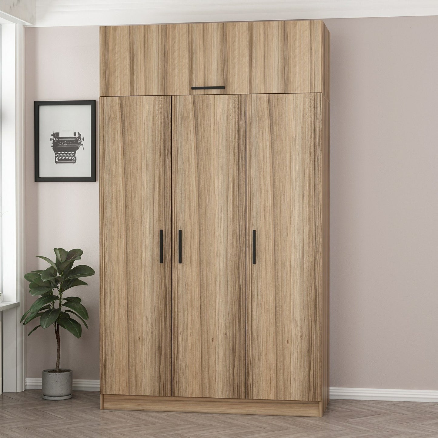 Ντουλάπα 135x235x52 εκ Dore 506MNR2421