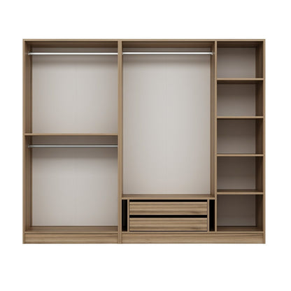 Ντουλάπα 225x190x52 εκ Dore 506MNR2430