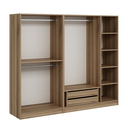 Ντουλάπα 225x210x52 εκ Dore 506MNR2431