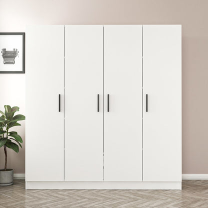 Ντουλάπα 180x210x52 εκ Λευκό 506MNR2443