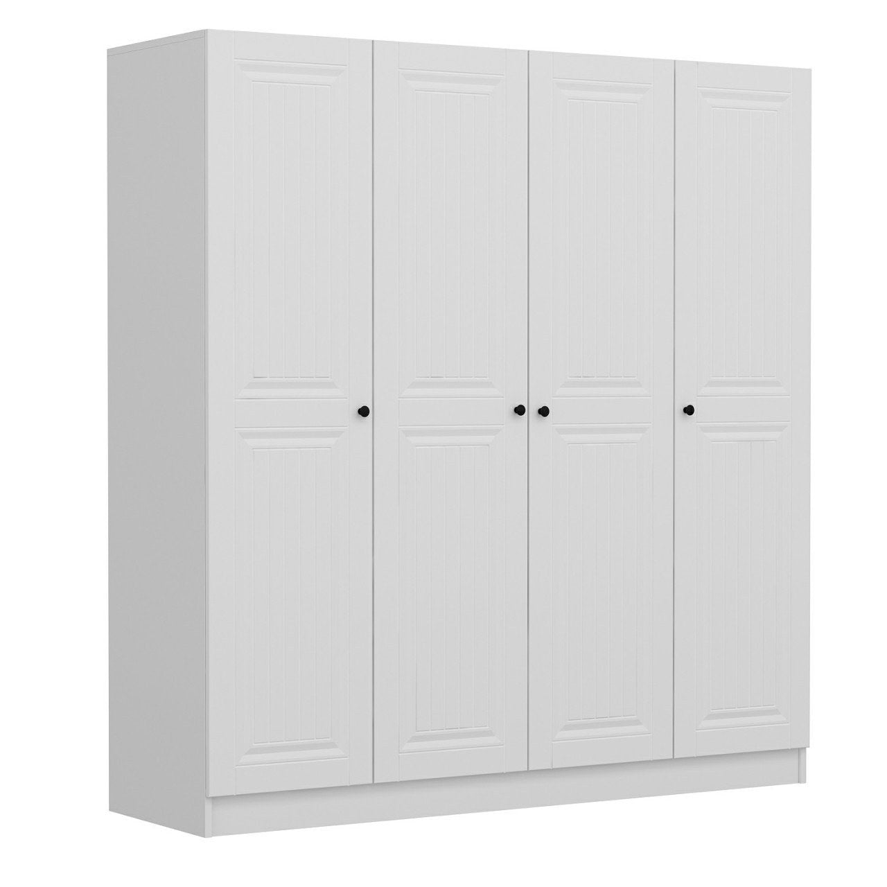 Ντουλάπα 180x190x52 εκ Λευκό 506MNR2454