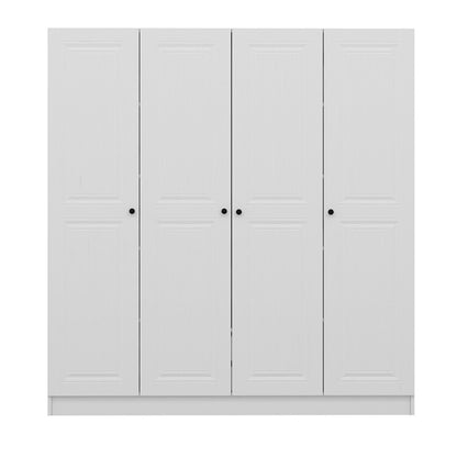 Ντουλάπα 180x210x52 εκ Λευκό 506MNR2455