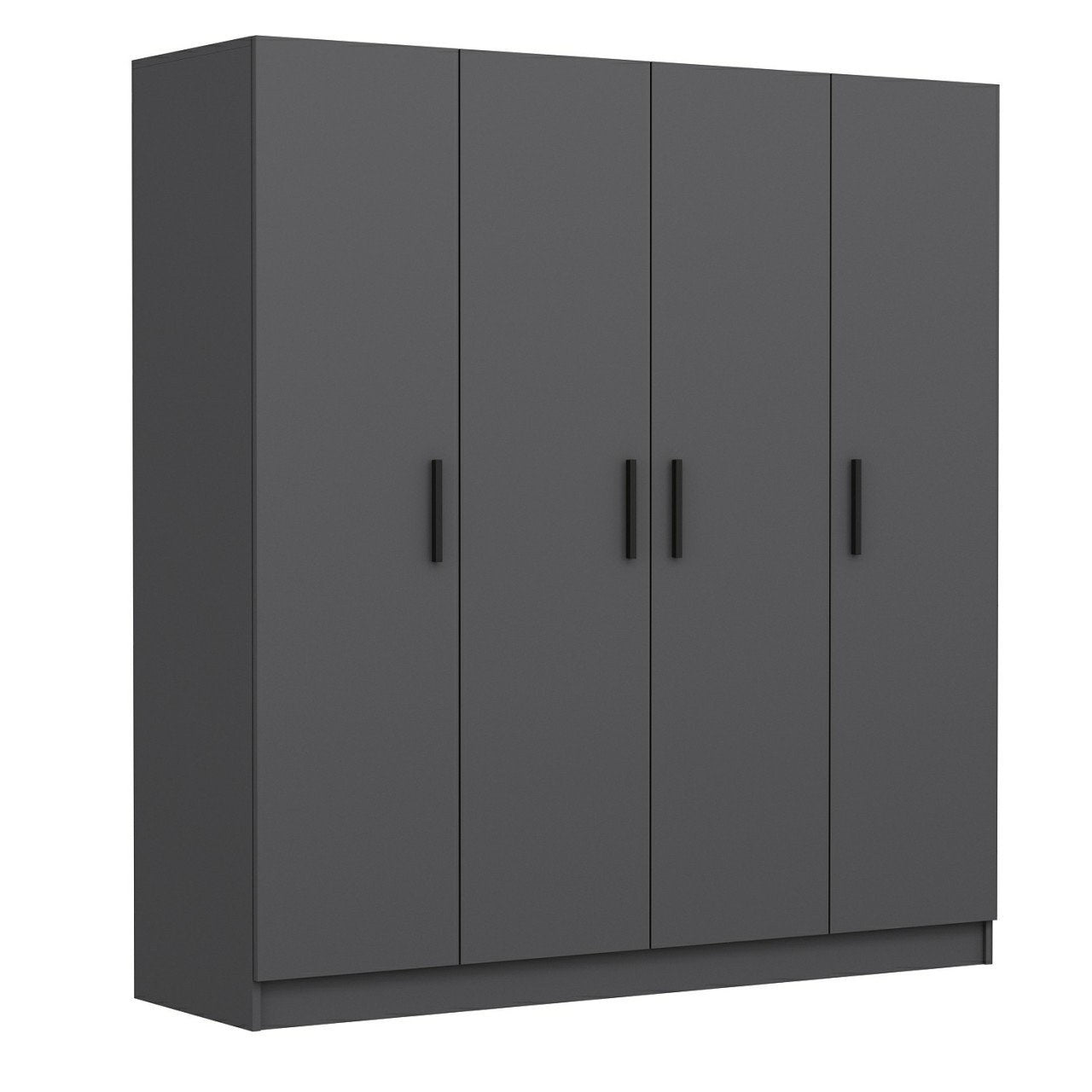 Ντουλάπα 180x210x52 εκ Ανθρακί 506MNR2463