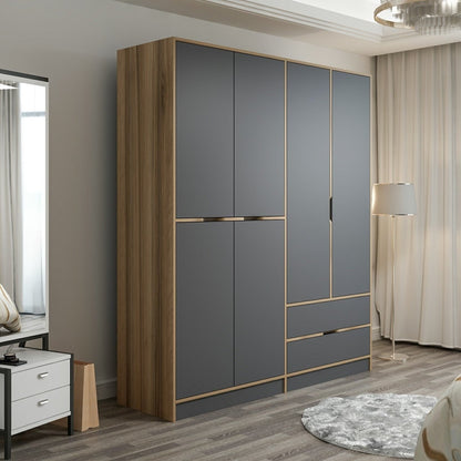 Ντουλάπα 185x208x52 εκ Dore 506MNR2482