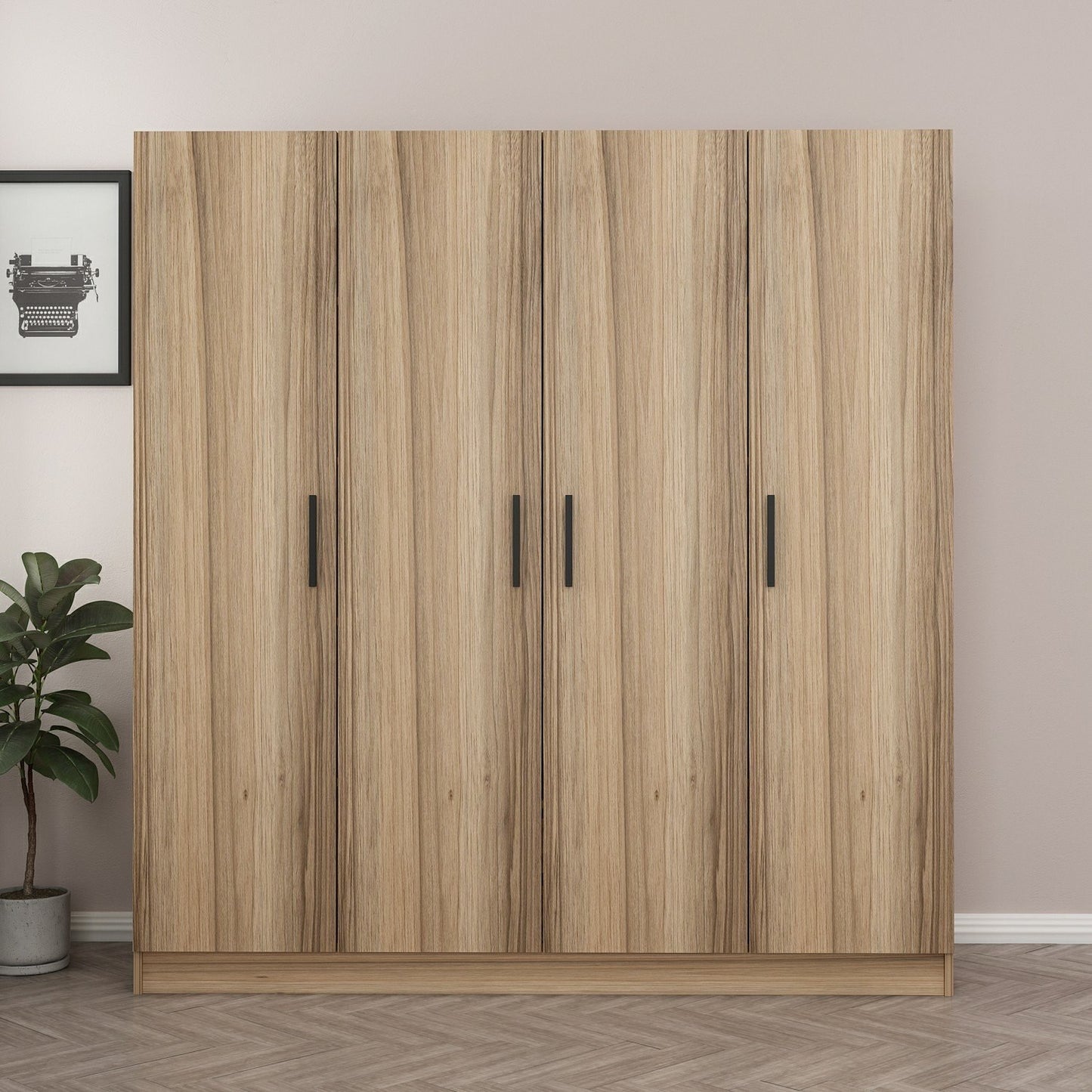 Ντουλάπα 180x210x52 εκ Dore 506MNR2486
