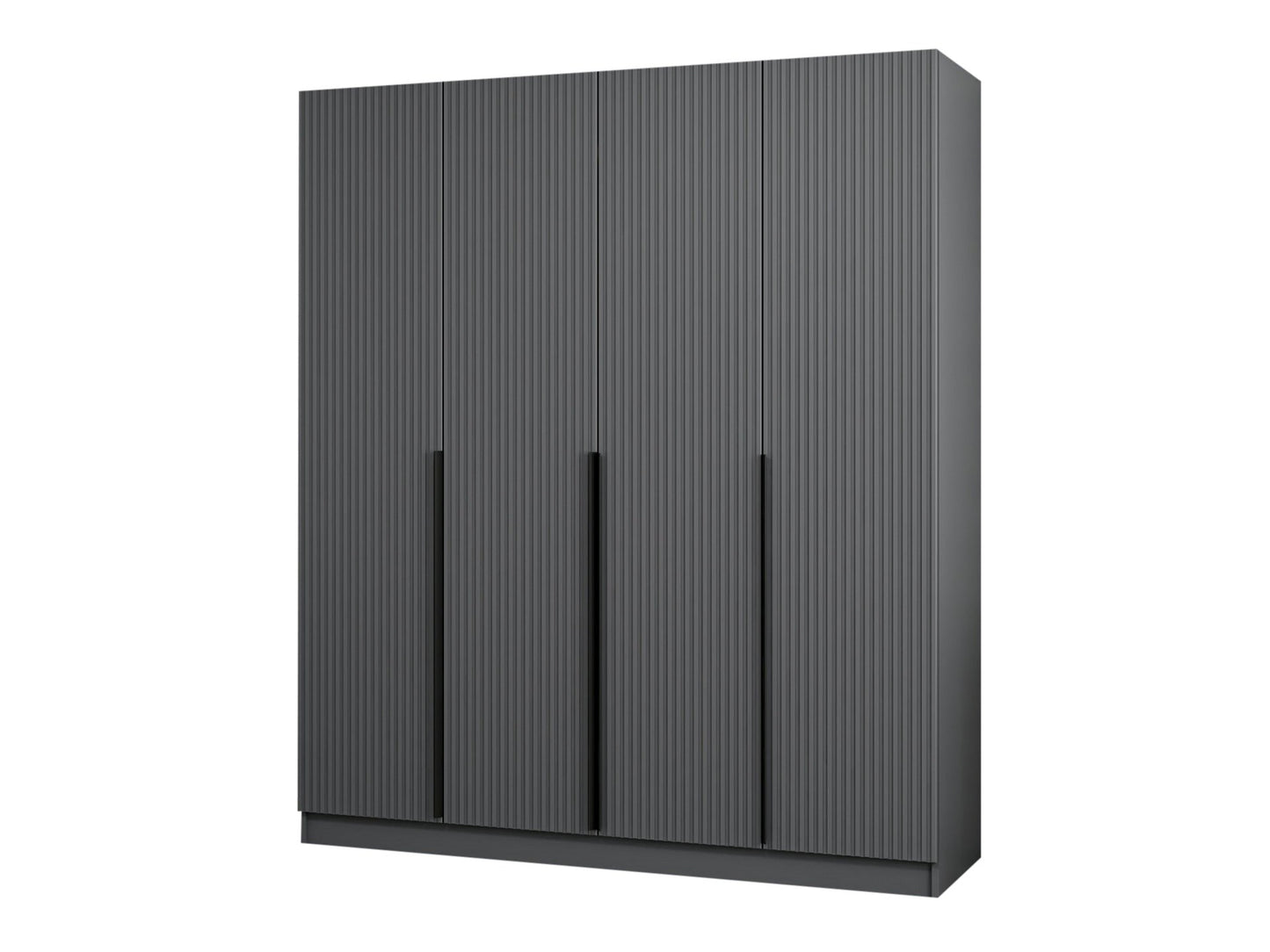 Ντουλάπα 180x210x52 εκ Ανθρακί 506MNR2491