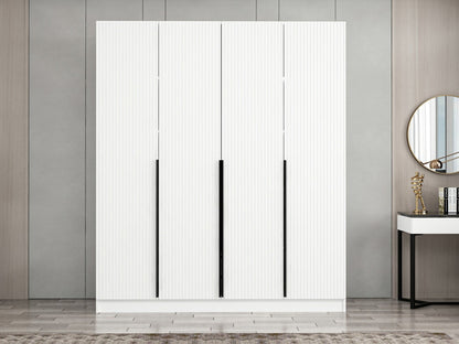 Ντουλάπα 180x210x52 εκ Λευκό 506MNR2492