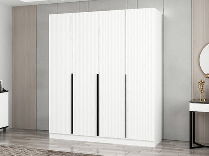 Ντουλάπα 180x210x52 εκ Λευκό 506MNR2492
