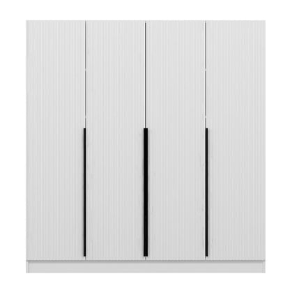 Ντουλάπα 180x210x52 εκ Λευκό 506MNR2492