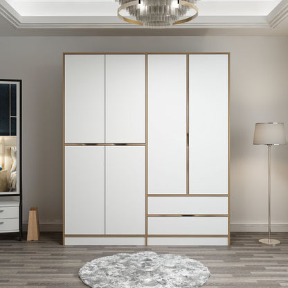 Ντουλάπα 185x208x52 εκ Dore 506MNR2497