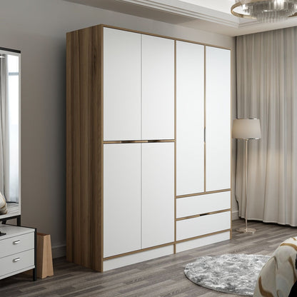 Ντουλάπα 185x208x52 εκ Dore 506MNR2497