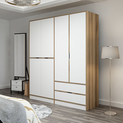 Ντουλάπα 185x208x52 εκ Dore 506MNR2497