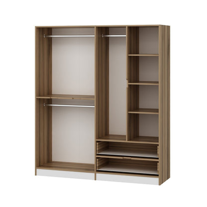 Ντουλάπα 185x208x52 εκ Dore 506MNR2497