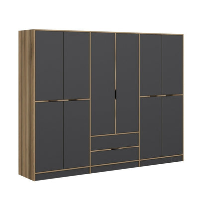 Ντουλάπα 277x208x52 εκ Dore 506MNR2501