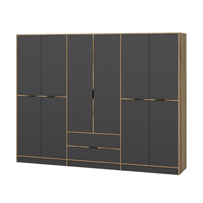 Ντουλάπα 277x208x52 εκ Dore 506MNR2501