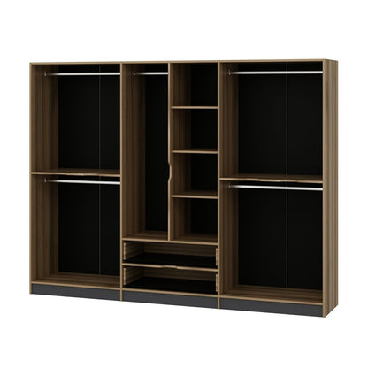 Ντουλάπα 277x208x52 εκ Dore 506MNR2501
