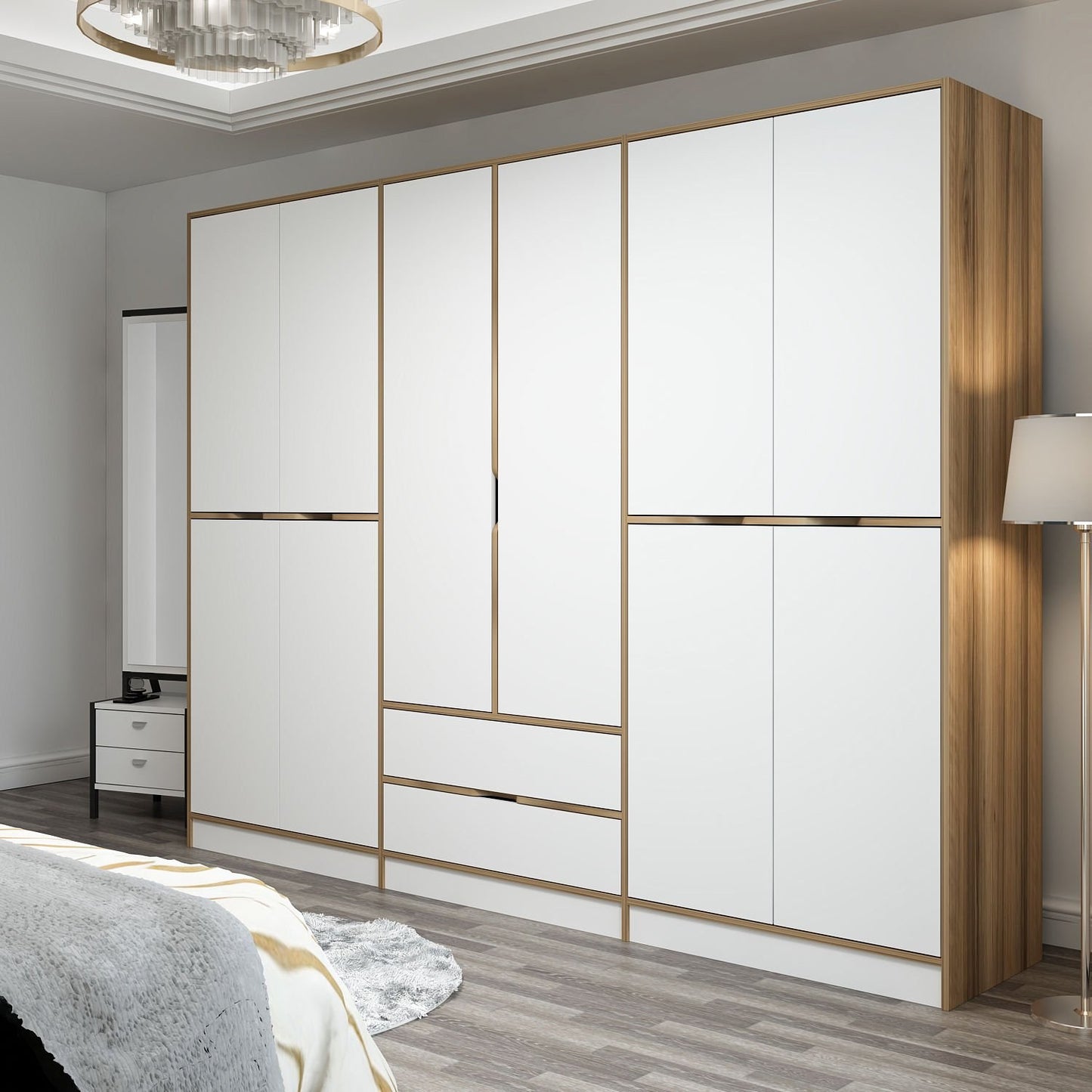 Ντουλάπα 277x208x52 εκ Dore 506MNR2502