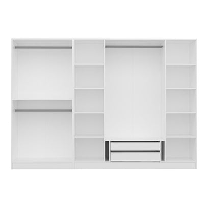 Ντουλάπα 270x210x52 εκ Λευκό 506MNR2506
