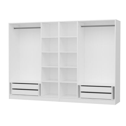 Ντουλάπα 270x210x52 εκ Λευκό 506MNR2510